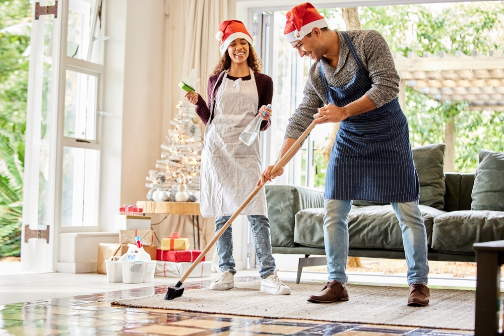 How do I clean my house for the holidays